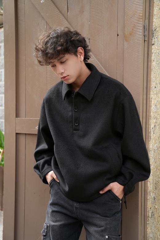 532463253休闲呢料卫衣 商品图1