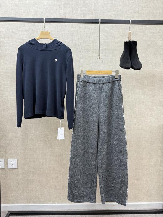 一粒扣休闲帽衫 商品图4