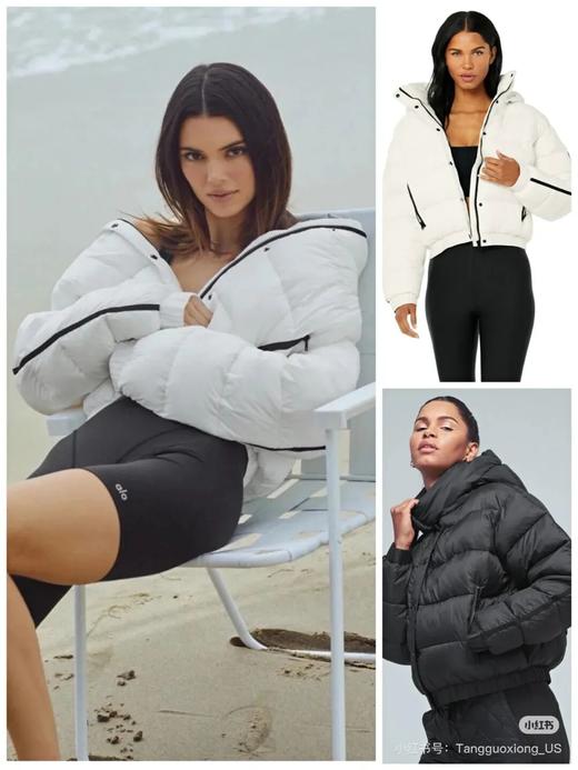 alo冬季羽绒棉短款辣妹滑雪冬季运动健身羽绒棉服 商品图4