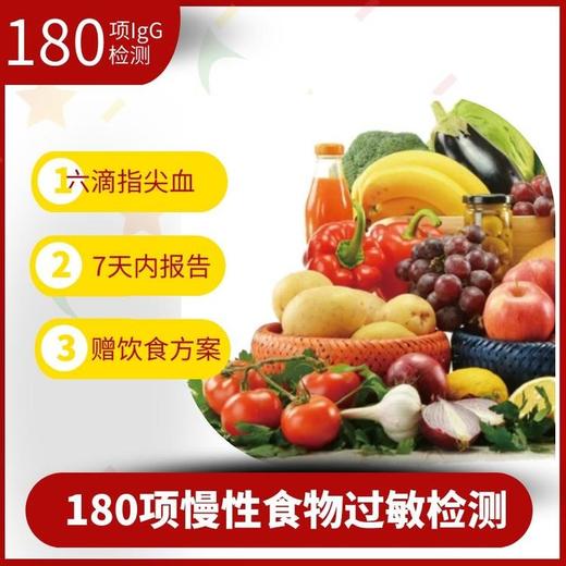 博厚恩滴食物不耐受检测180项/食物慢性不良反应检测  180项IgG食物不耐受分析 商品图1