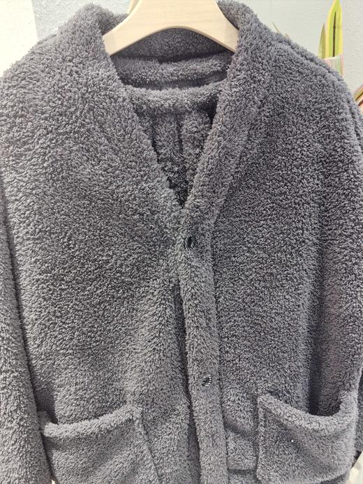 【YW】无忧购“清仓特价”男士半边绒纯色简约家居服保暖睡衣套装（截单后3-5天发货) 商品图9