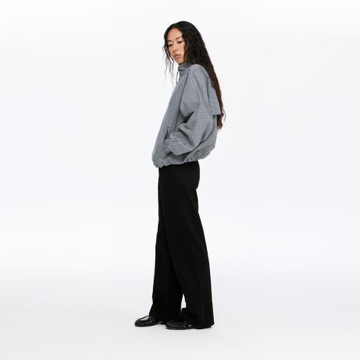 oneup格子花苞拉链夹克（男女同款） 商品图4