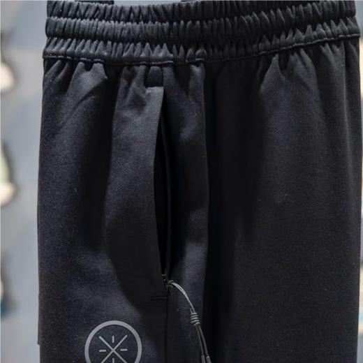 李宁男子2025秋季束脚宽松运动裤AKLV153-1 商品图3