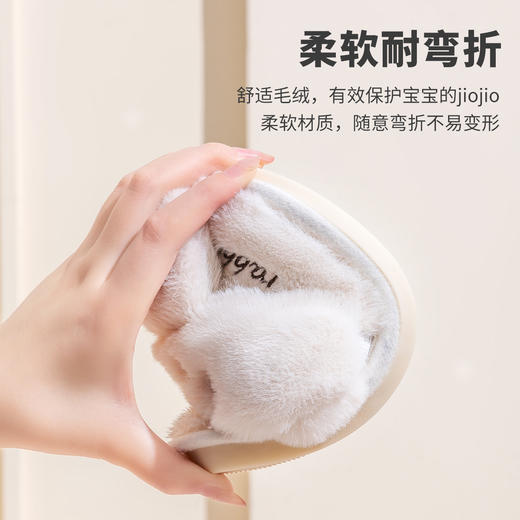 始源儿童款超柔可爱兔子棉棉拖鞋秋冬款保暖一鞋两穿 商品图3