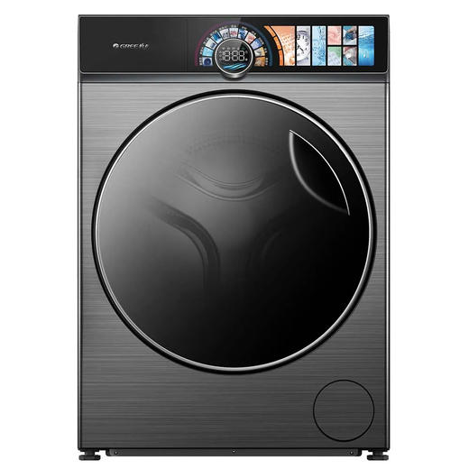 GREE格力臻柔滚筒洗烘一体机 10kg 超快洗烘 至臻柔护 XQG100-DWD1401Fa1（珍珠黑） 商品图3