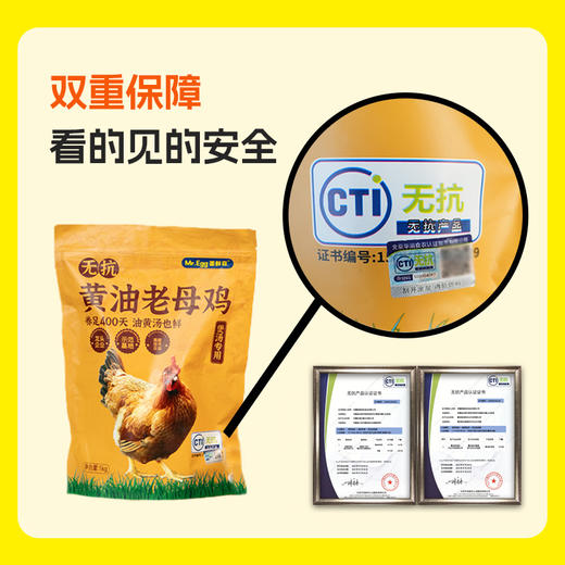 无抗溯源 谷饲徽州童子鸡/黄油老母鸡 新鲜现杀农家土鸡  盐焗烧烤/炖汤滋补 整只发货 商品图9