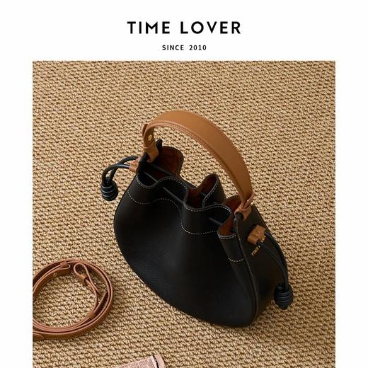 【扶摇软软包】TIME LOVER 大小号时尚简约小众单肩包 商品图2
