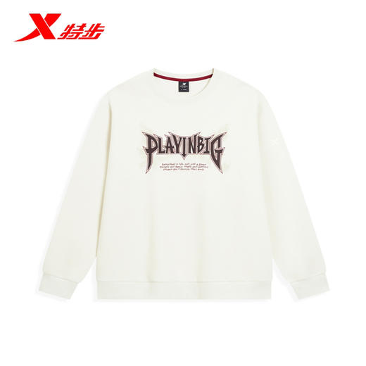 特步秋冬2025新款卫衣保暖外套97542992014 商品图0