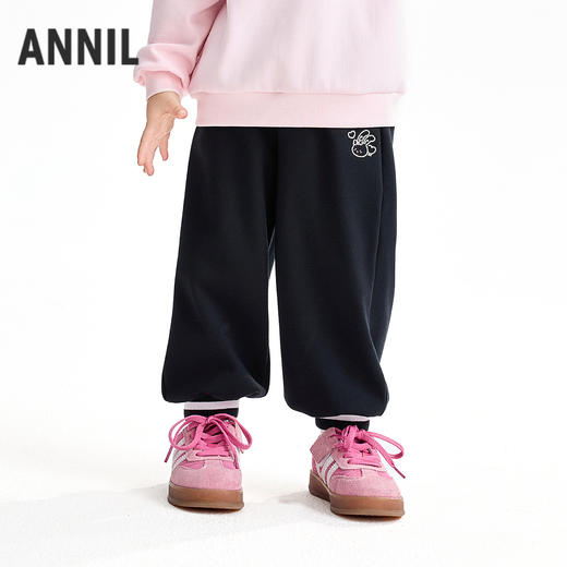 【实体店同款】女童全腰针织夹裤冬季新款安奈儿童装XG546011 商品图2