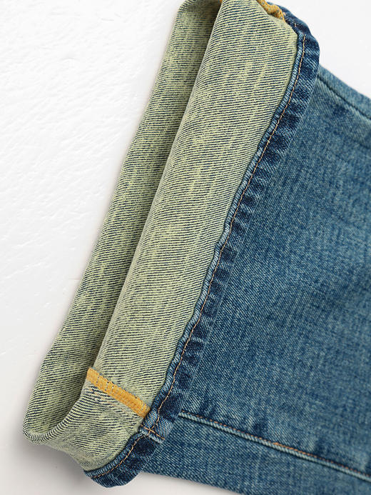 复古蓝高腰微喇牛仔裤 秋冬显瘦显高做旧水洗喇叭牛仔长裤 商品图3