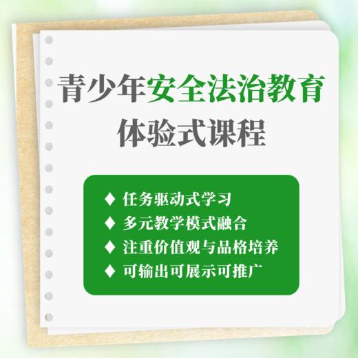 青少年安全法治教育体验式课程课件 商品图0