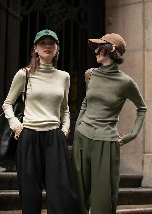 ACME新色绝美特定雪松绿460克磨毛直筒阔腿裤 商品图4