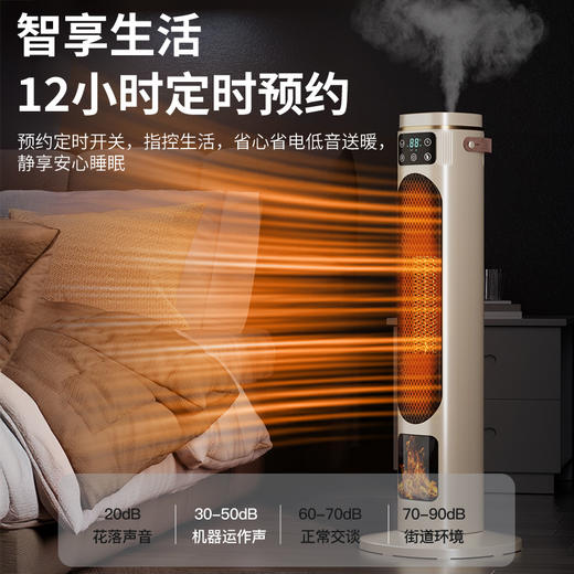 秋冬【本博暖风机】家用取暖器石墨烯电热暖器 热风机小太阳加湿器 商品图3