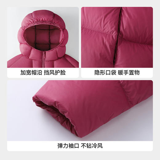 【实体店同款】女童短款羽绒服冬季新款安奈儿童装AG545376 商品图4