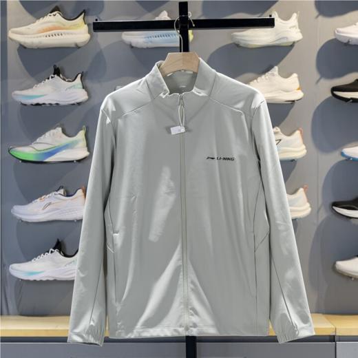 李宁男子2025春秋弹力透气休闲运动外套AJDV121-1 商品图0