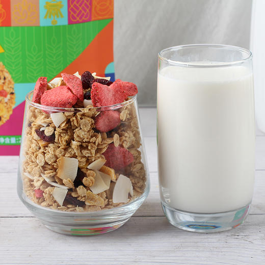 奇正青稞 青稞燕麦优果脆 椰香果味 双优谷物 营养多多 200g/袋*2 商品图1