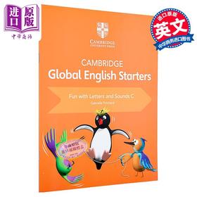 【中商原版】新剑桥全球英语初学者趣味字母和声音C Cambridge Global English Starters Fun with Letters and Sounds C