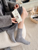 4双一组！暖芙芙羊毛女袜超可爱小熊刺绣+经典小圆点秋冬超细柔软羊毛、加厚保暖长筒袜 商品缩略图5