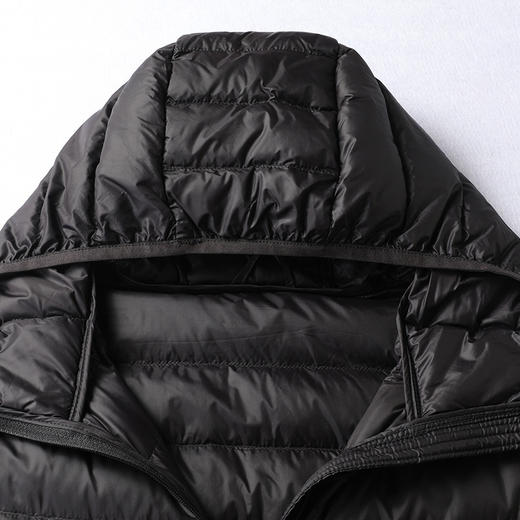 【DX】大依优型大码男装轻薄连帽羽绒服商务休闲百搭宽松短款外套90绒保暖防钻绒 商品图3