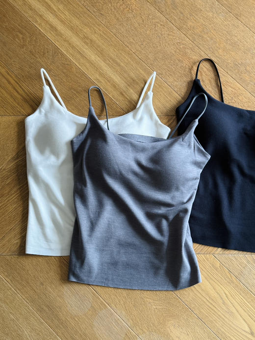 25秋冬-裸感舒适 二合一“隐形BRA”打底吊带背心【包邮+三天无理由退换】 商品图11
