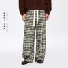 oneup法兰绒格子长裤（男女同款） 商品缩略图1