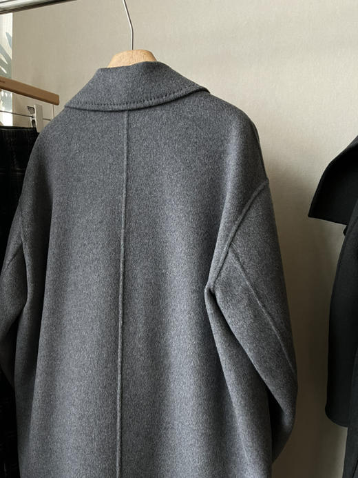 【神仙版型】噢蜜ooomeooo大翻领羊绒混纺手工大衣 商品图14