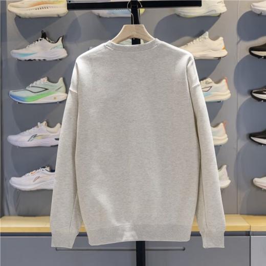 李宁男子2025秋季套头印花运动上衣健身卫衣AWDV323-5 商品图1