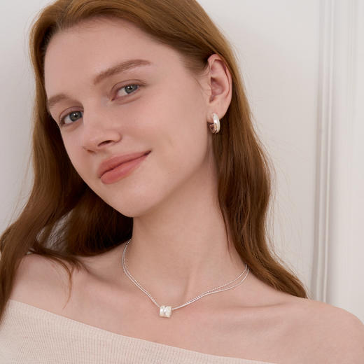 ARSIS｜流光系列 珠光蝶贝项链 商品图3