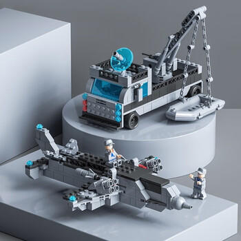 尚韵军事积木拼装模型儿童玩具男孩航空母舰兼容乐高生日礼物6-8-12岁 商品图2