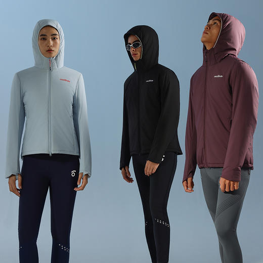 原创单品丨马孔多男女跑步连帽棉服2代  外层防风防泼水 升级防钻棉 湿态保暖 强效御寒 排湿控温不闷汗 拒水防潮 商品图4