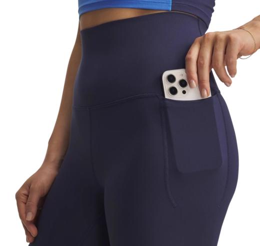 安德玛秋冬【柔感系列】UA Meridian女子瑜伽训练高腰九分裤紧身裤1382535-403 商品图3