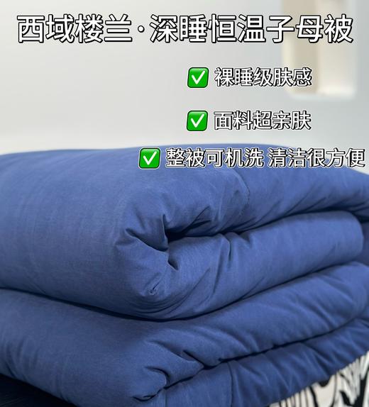 【亚朵同款恒温子母被】裸睡级肤感，面料亲肤！双面可盖，加厚保暖，高密绒感！子被+母被可合二为一，四季可用！整被机洗清洁方便！【LL-X】 商品图2