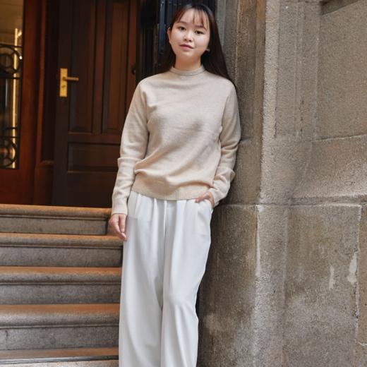 圣捷罗半高领羊毛打底衫|100%绵羊毛，岛津无缝一体织工艺，轻盈软糯 商品图4