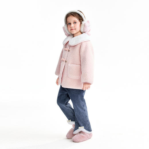 【实体店同款】女童针织外套冬季新款安奈儿童装XG545125 商品图3