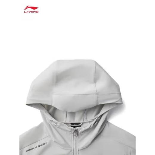 李宁男子2025春秋休闲连帽运动夹克外套AFDV675-9 商品图3
