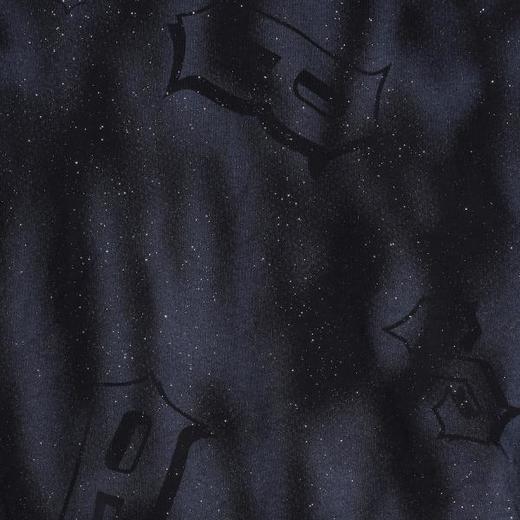 SDSA秋冬新款痞帅男装潮牌扎染满天星字母圆领假两件长袖T恤百搭 商品图3