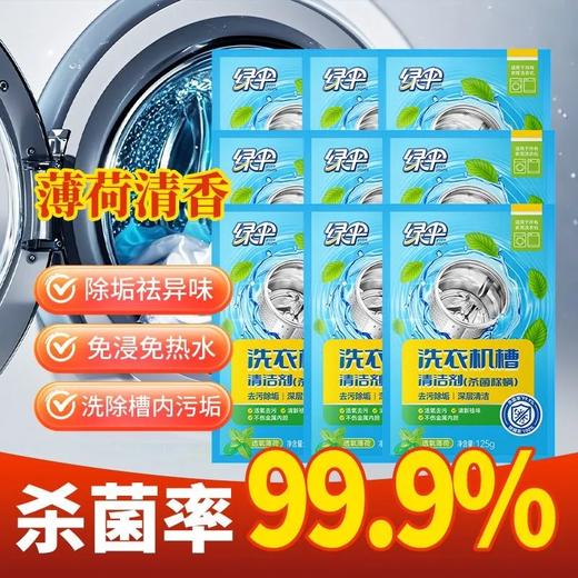 绿伞洗衣机槽清洗剂薄荷香杀菌除螨去污家用滚筒波轮清洁剂 商品图2