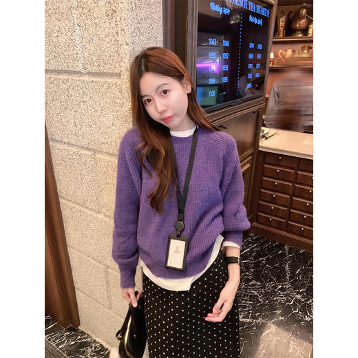 <曾小咸推荐>现货秒杀 ！微信超特价！韩系简约毛衣 日常179.99 立减90 秒杀89.99！！ 商品图4