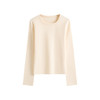 【U领加绒长袖t恤】秋冬新款 240g氨纶纱保暖内搭上衣 女生打底衫  商品缩略图9