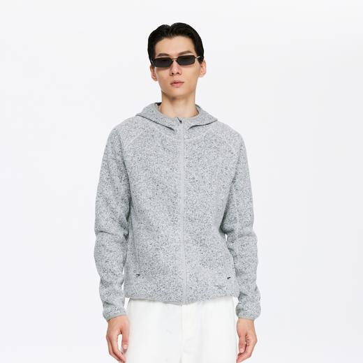oneup抓绒连帽宽松拉链外套 商品图2