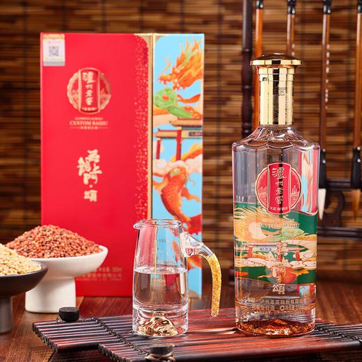 泸州老窖无上龙门颂-42/52度浓香型500ml定制酒礼盒装白酒 商品图1