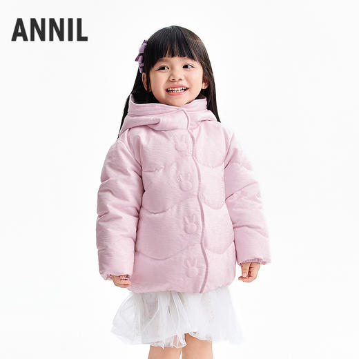 【实体店同款】女童短款羽绒服冬季新款安奈儿童装XG545084 商品图0