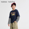 巴拉巴拉balaOne儿童长袖t恤男童女童2025秋季新款假两件纯棉上衣 商品缩略图2
