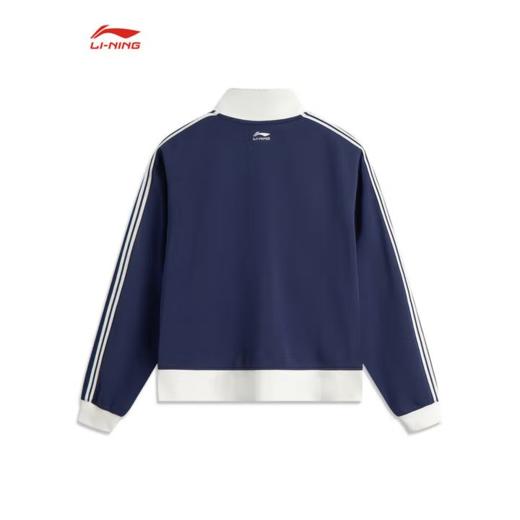 李宁女子2025秋季开衫运动上衣健身外套AWDV930-1 商品图1