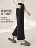 香y同款宽松高腰灰色毛呢直筒阔腿裤 商品缩略图6