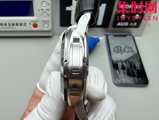 VS沛纳海PAM01312 庐米诺系列PAM1312 黑色三文治表盘 男士腕表 小蓝秒针
机芯：VS定制P.9010型一体 商品图5