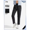 李宁女子2025春季防泼水加绒平脚卫裤运动裤AYKV042-2 商品缩略图0
