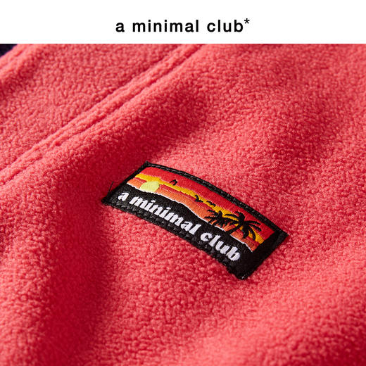 a minimal club撞色半开襟拉链摇粒绒卫衣运动户外秋冬AM59ST16 商品图2