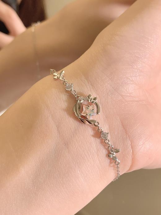 卡蒂罗KADER 羽化成蝶手链 925银梦幻浪漫甜美女友小众轻奢浪漫高级拼接链 璀璨闪耀吸睛百搭 商品图2