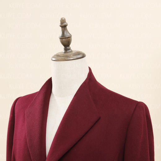 【福天华】品质寿服女大衣“繁花似锦”（紫红）百年工艺传统寿衣 商品图3